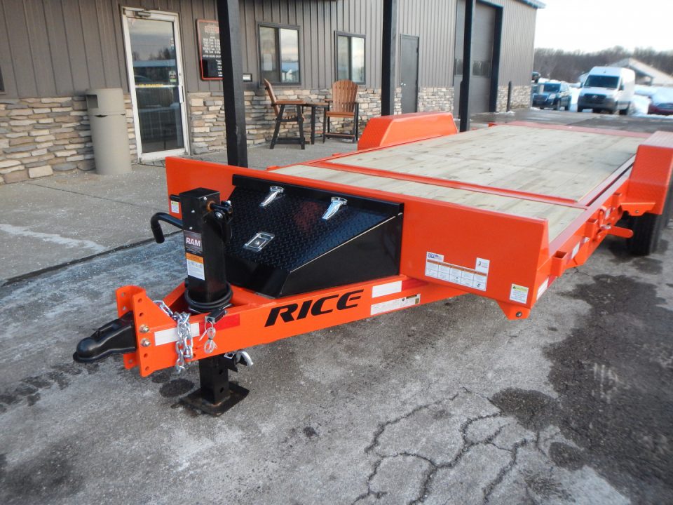 New 2025 Rice PTH20S Equipment Trailer