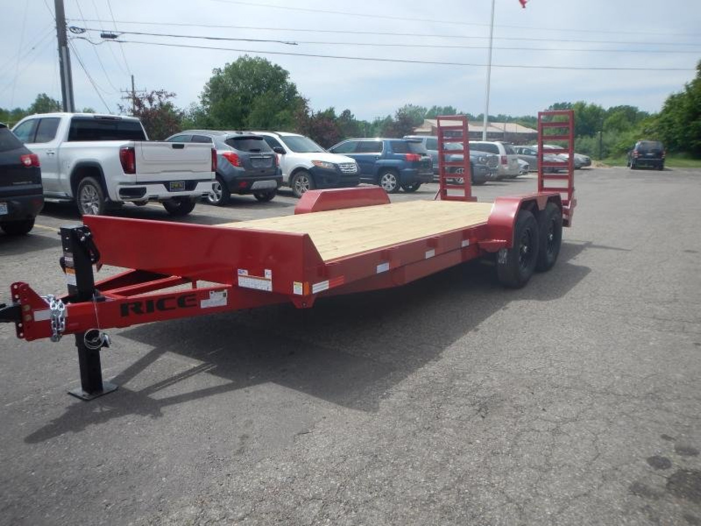 New 2026 Rice Trailers FMEHR8220 Equipment Trailer