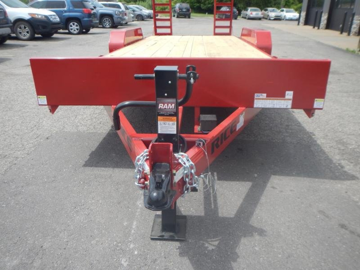 New 2026 Rice Trailers FMEHR8220 Equipment Trailer