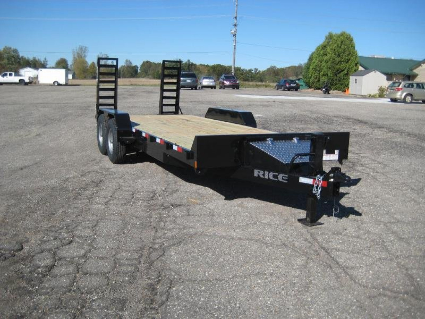 New 2026 Rice Trailers FMEHR8220 Equipment Trailer