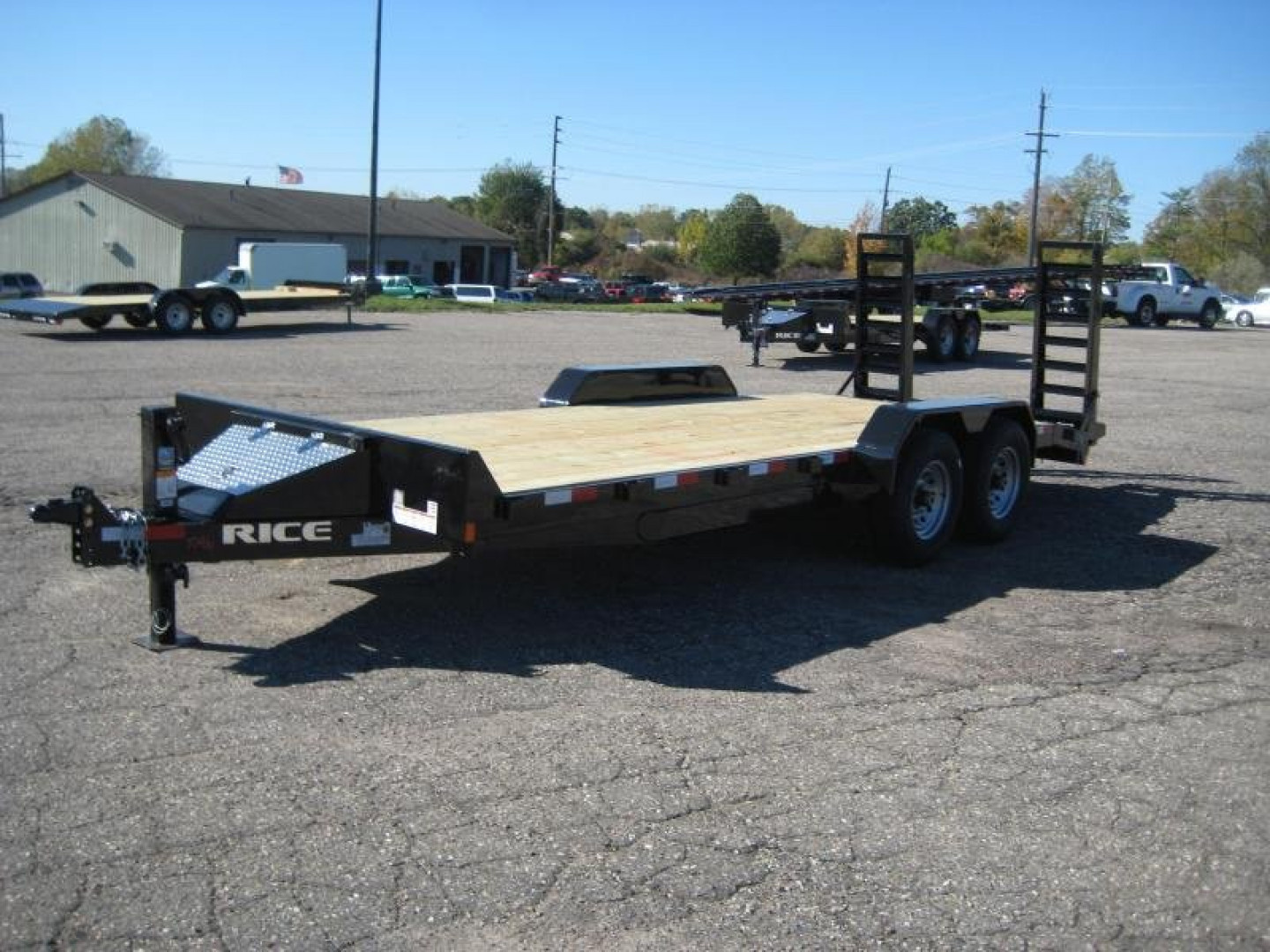 New 2026 Rice Trailers FMEHR8220 Equipment Trailer