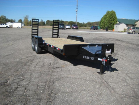New 2026 Rice Trailers FMEHR8220 Equipment Trailer