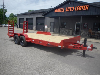 New 2025 Rice Trailers FMEHR8220 Equipment Trailer