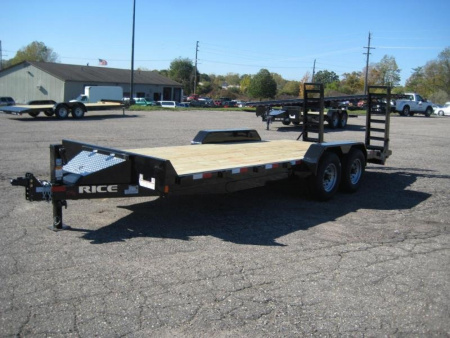 New 2026 Rice Trailers FMEHR8220 Equipment Trailer