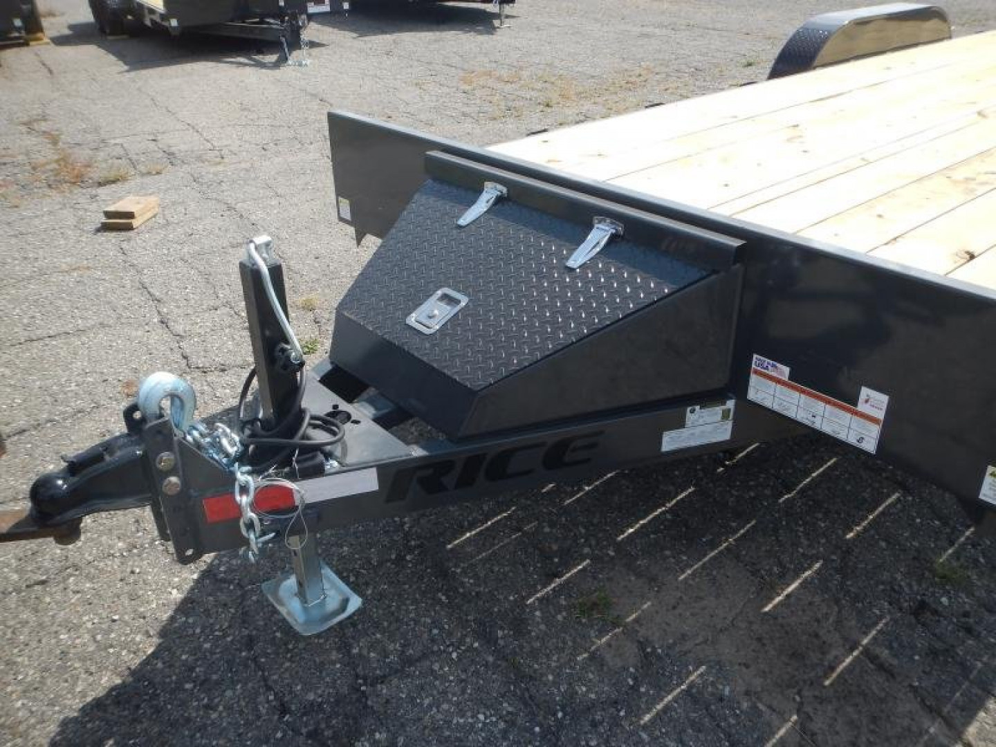 New 2025 Rice Magnum 82" x 18'+2' Car Hauler 7K