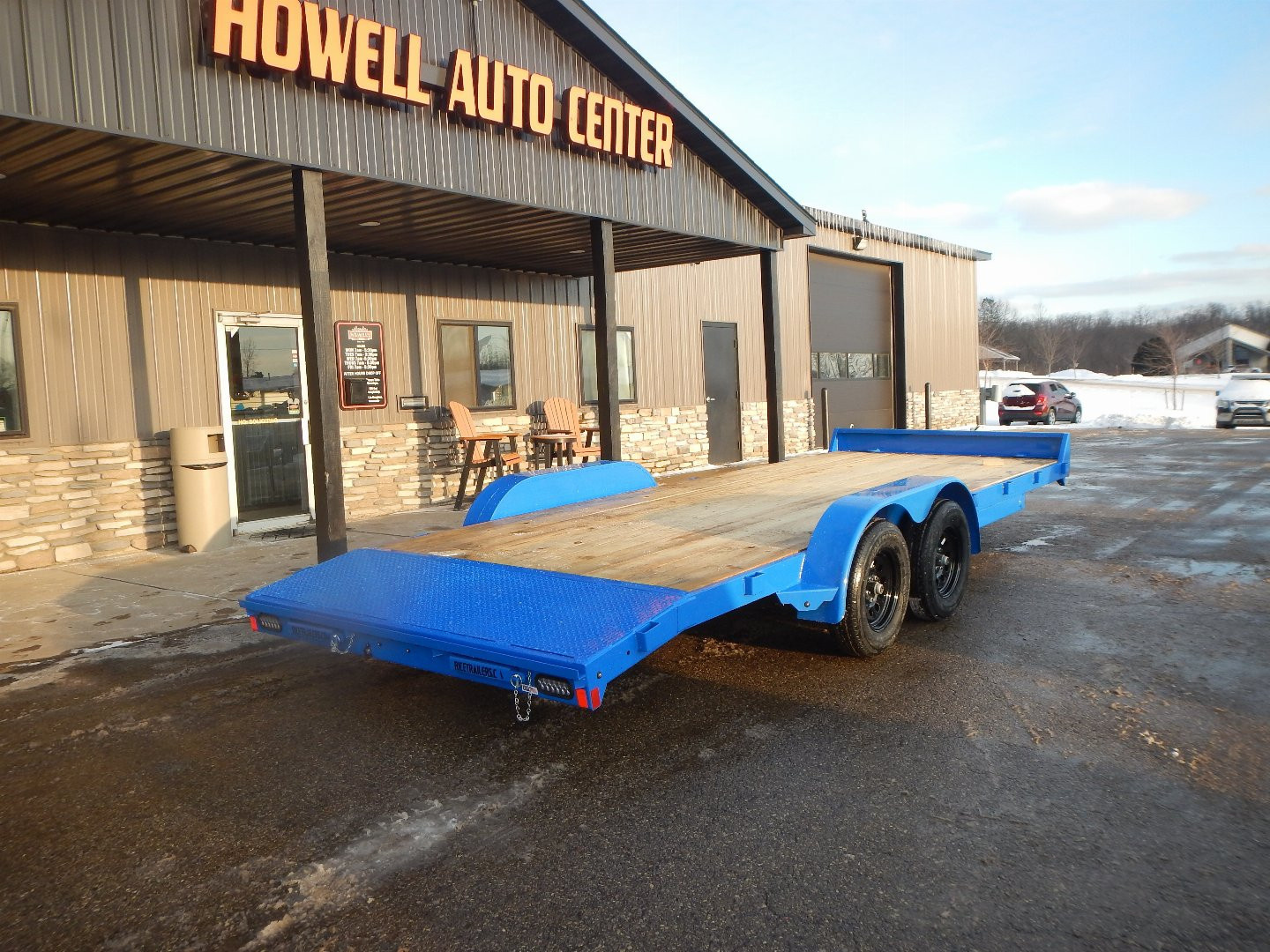 New 2025 Rice Magnum 82" x 18'+2' Car Hauler 7K