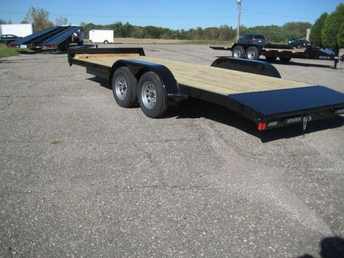New 2025 Rice Magnum 82" x 18'+2' Car Hauler 7K