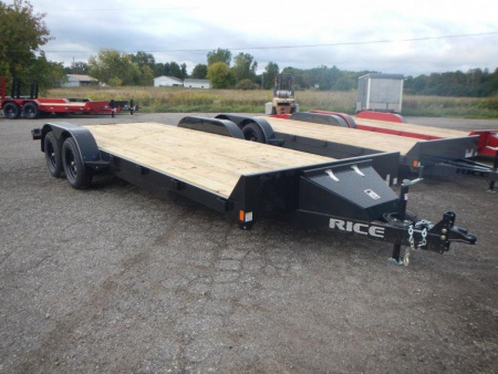New 2025 Rice Magnum 82" x 18'+2' Car Hauler 7K