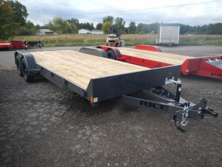 New 2025 Rice Magnum 82" x 18'+2' Car Hauler 7K