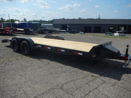 New 2025 Rice Magnum 82" x 18'+2' Car Hauler 7K