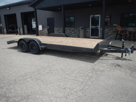 New 2025 Rice Magnum 82  x 18'+2' Car Hauler 7K