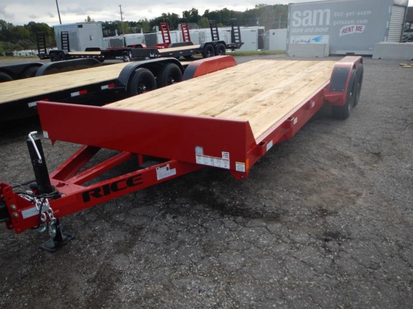 New 2025 Rice Magnum 82" x 18'+2' Car Hauler 10K