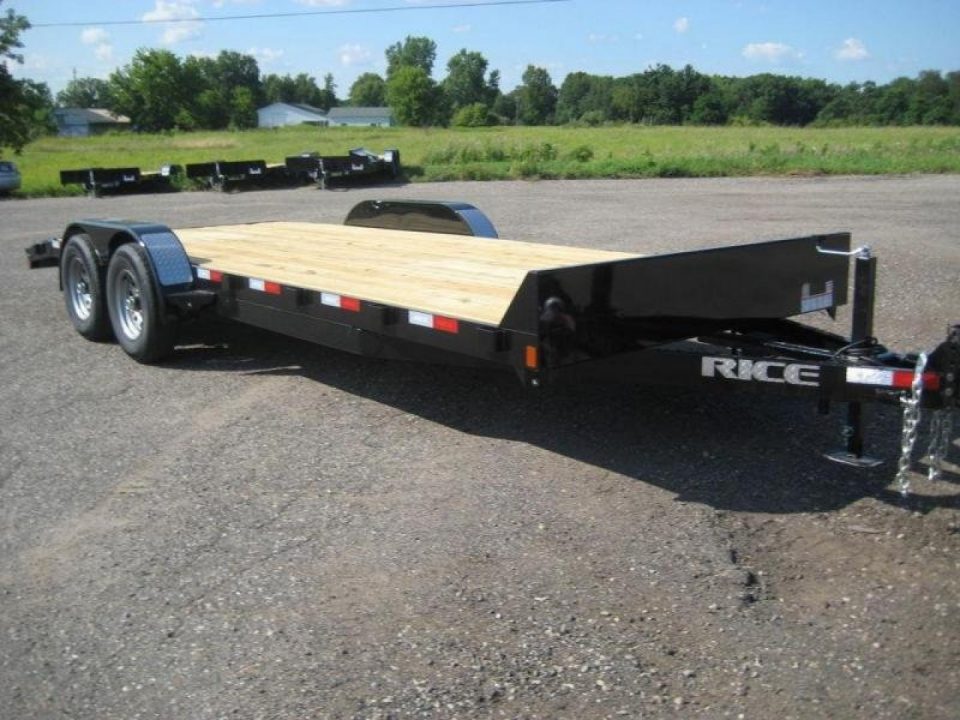 New 2025 Rice Magnum 82" x 18'+2' Car Hauler 10K