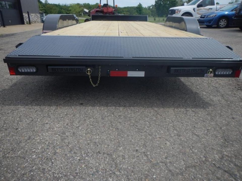 New 2025 Rice Magnum 82" x 18'+2' Car Hauler 10K