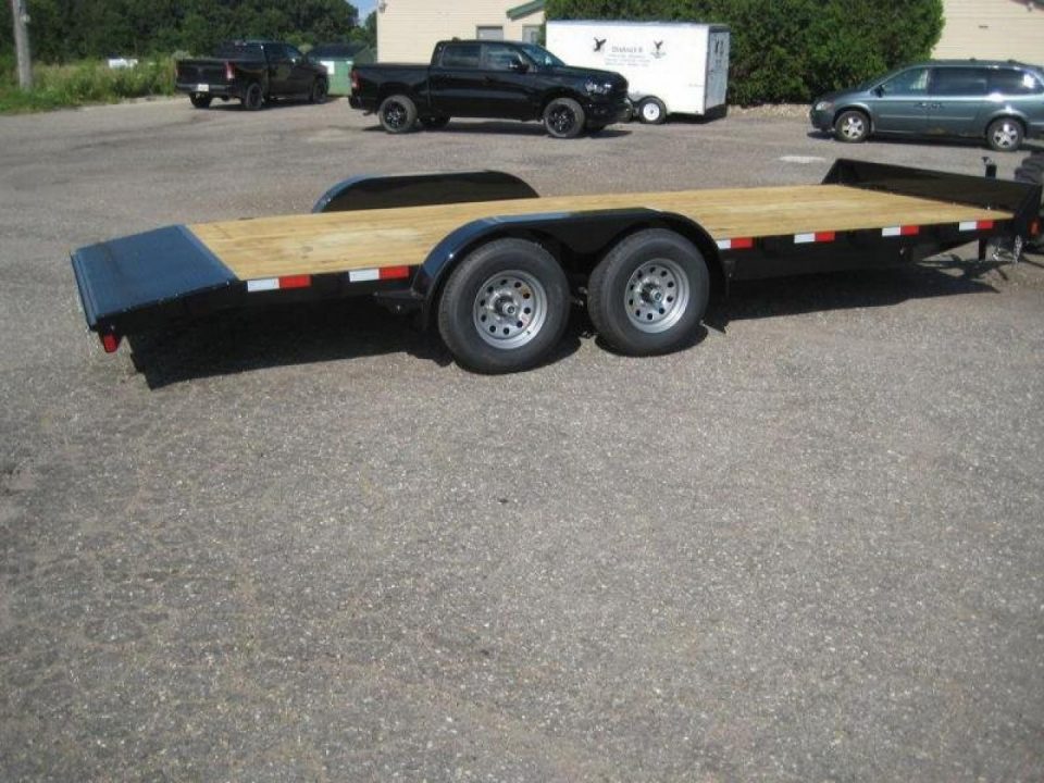 New 2025 Rice Magnum 82" x 18'+2' Car Hauler 10K