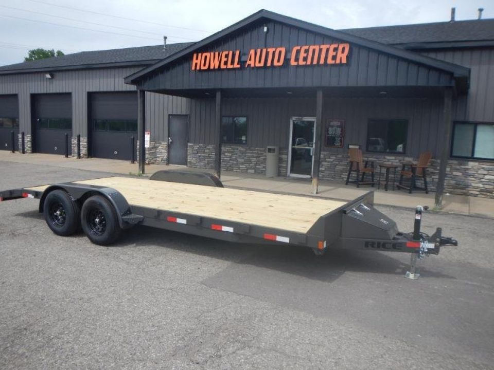 New 2025 Rice Magnum 82" x 18'+2' Car Hauler 10K