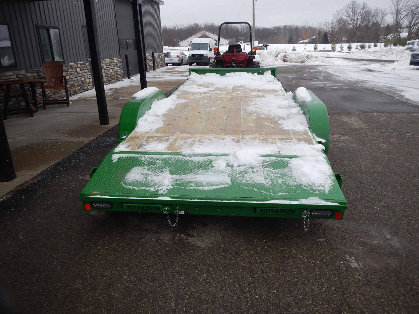 New 2025 Rice Magnum 82" x 18'+2' Car Hauler 10K