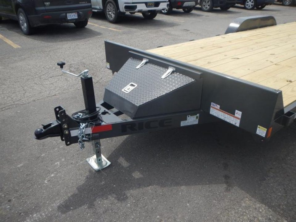 New 2025 Rice Magnum 82" x 18'+2' Car Hauler 10K