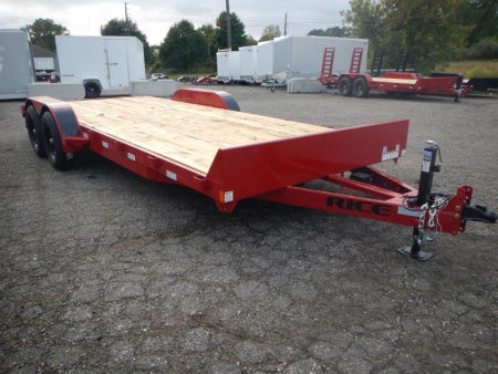 New 2025 Rice Magnum 82" x 18'+2' Car Hauler 10K