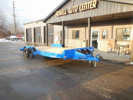 New 2025 Rice Magnum 82" x 18'+2' Car Hauler 10K
