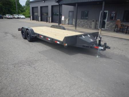 New 2025 Rice Magnum 82" x 18'+2' Car Hauler 10K