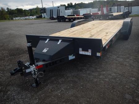 New 2025 Rice Magnum 82" x 18'+2' Car Hauler 10K