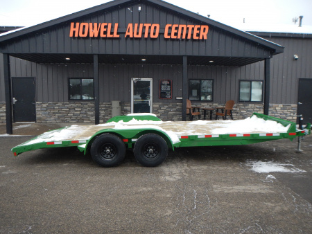 New 2025 Rice Magnum 82" x 18'+2' Car Hauler 10K