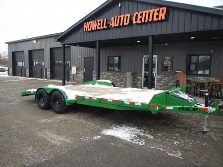 New 2025 Rice Magnum 82" x 18'+2' Car Hauler 10K