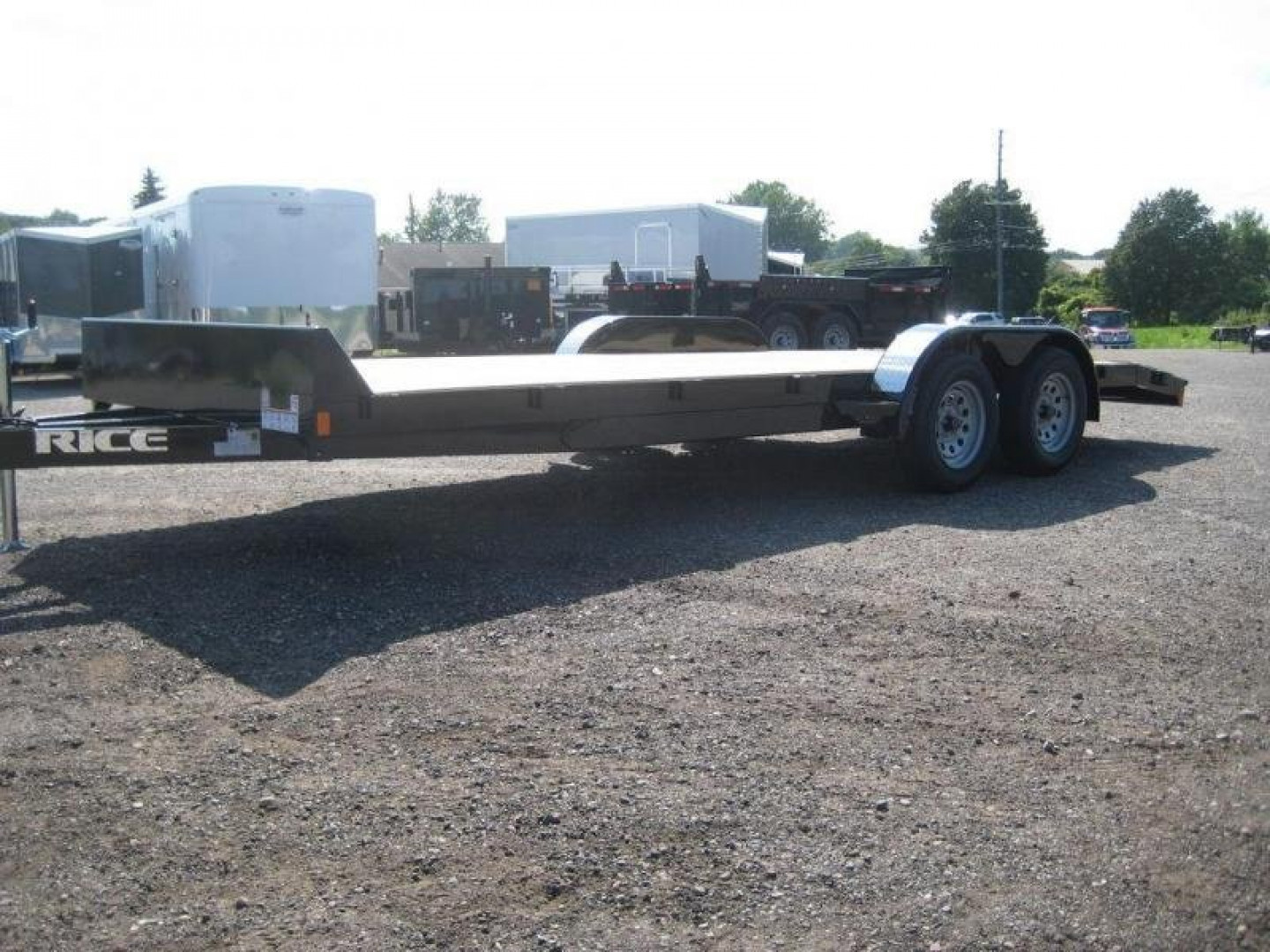 New 2025 Rice Magnum 82" x 16'+2' Car Hauler 7K
