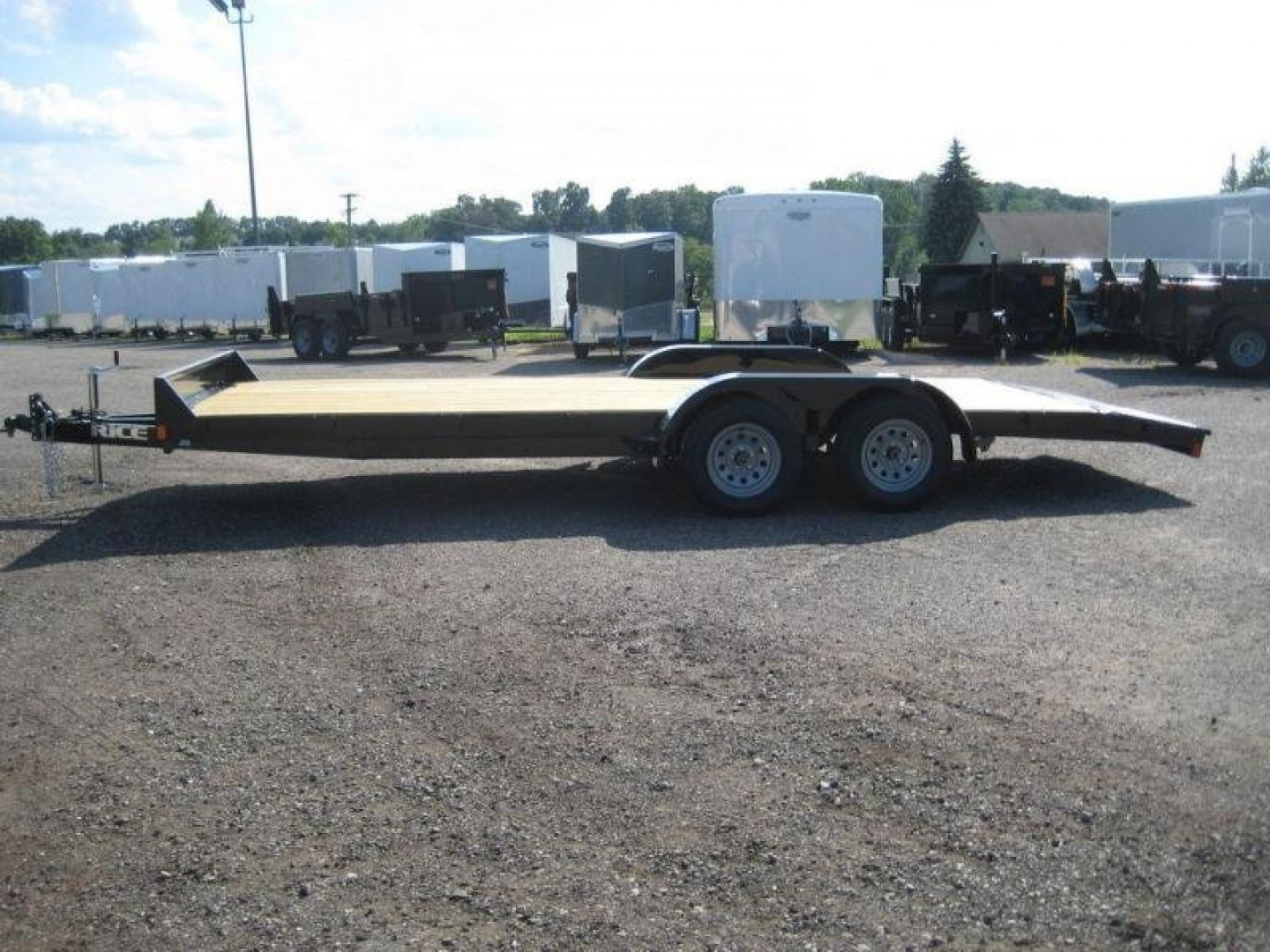 New 2025 Rice Magnum 82" x 16'+2' Car Hauler 7K