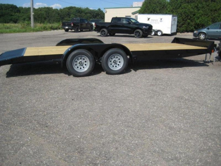 New 2025 Rice Magnum 82" x 16'+2' Car Hauler 7K