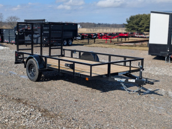 New 2025 Top Hat 77 x12' Utility Trailer