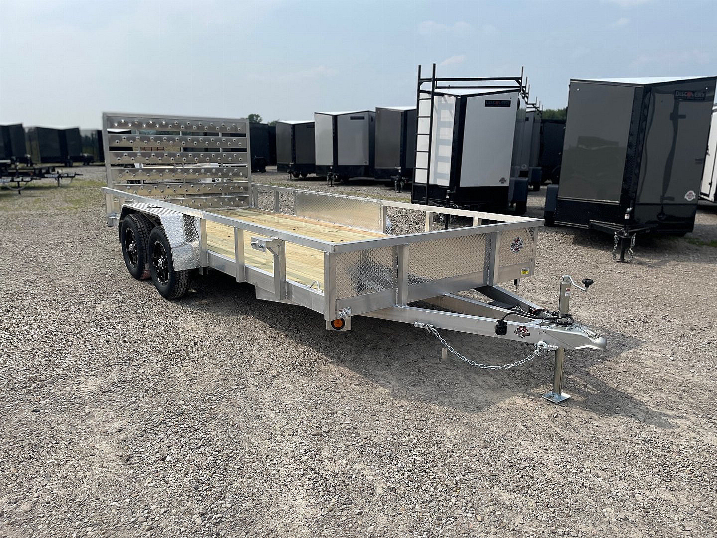 New 2026 QSA 80"x16' Aluminum UTV Trailer