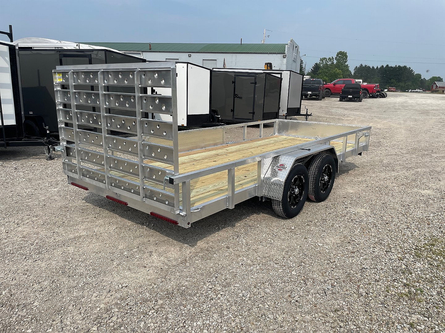 New 2026 QSA 80"x16' Aluminum UTV Trailer