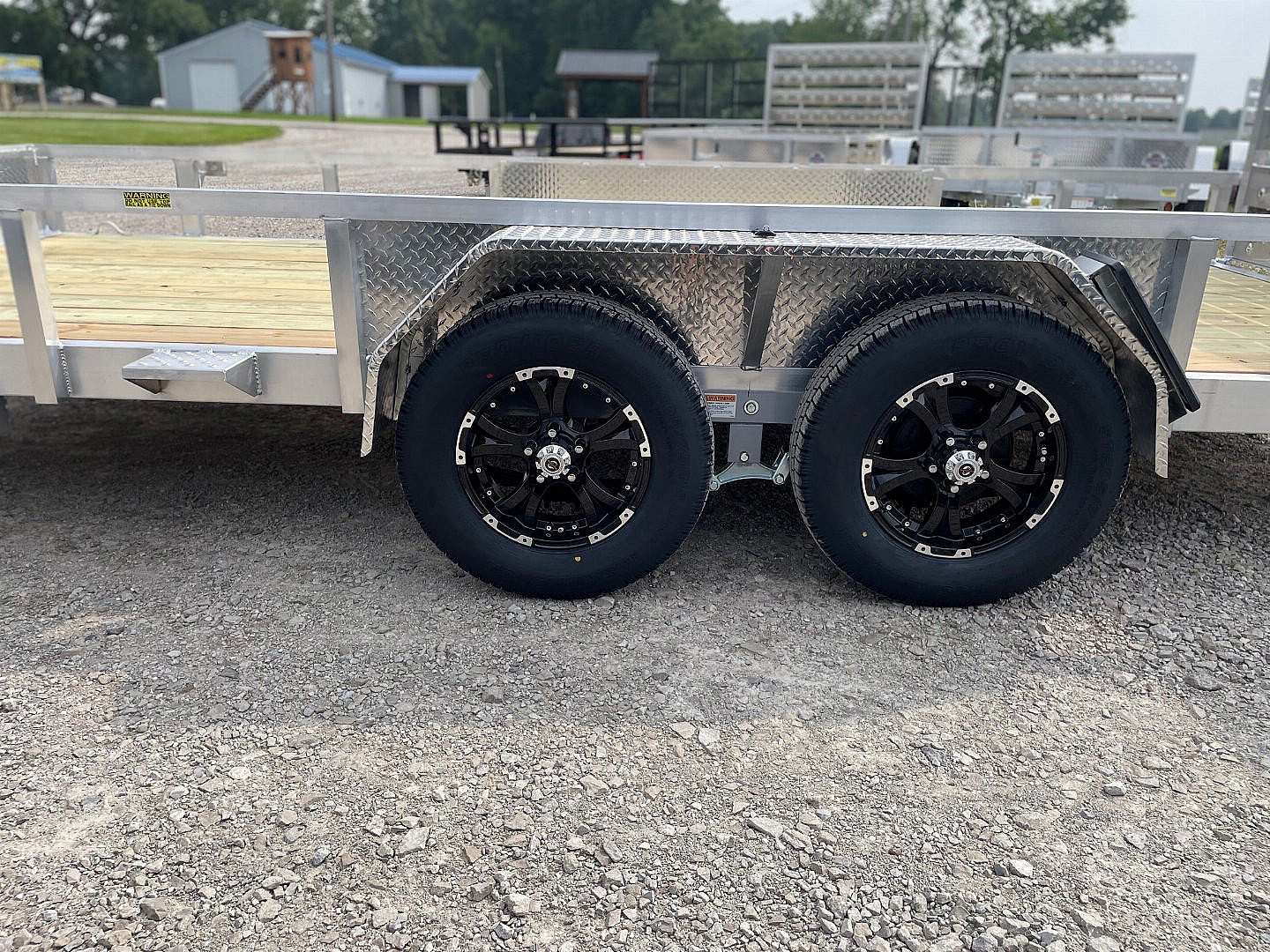New 2026 QSA 80"x16' Aluminum UTV Trailer