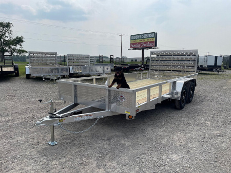 New 2026 QSA 80 x16' Aluminum Landscape Trailer