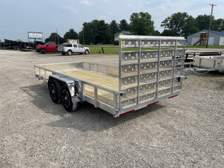 New 2026 QSA 80"x16' Aluminum UTV Trailer
