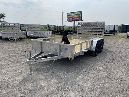 New 2026 QSA 80 x14' Aluminum Landscape Trailer