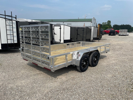 New 2026 QSA 80"x14' Aluminum Landscape Trailer
