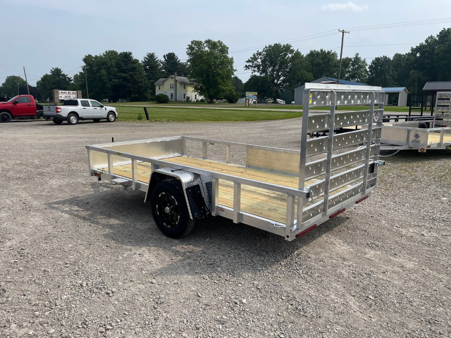 New 2026 QSA 6x12' Aluminum Utility Trailer