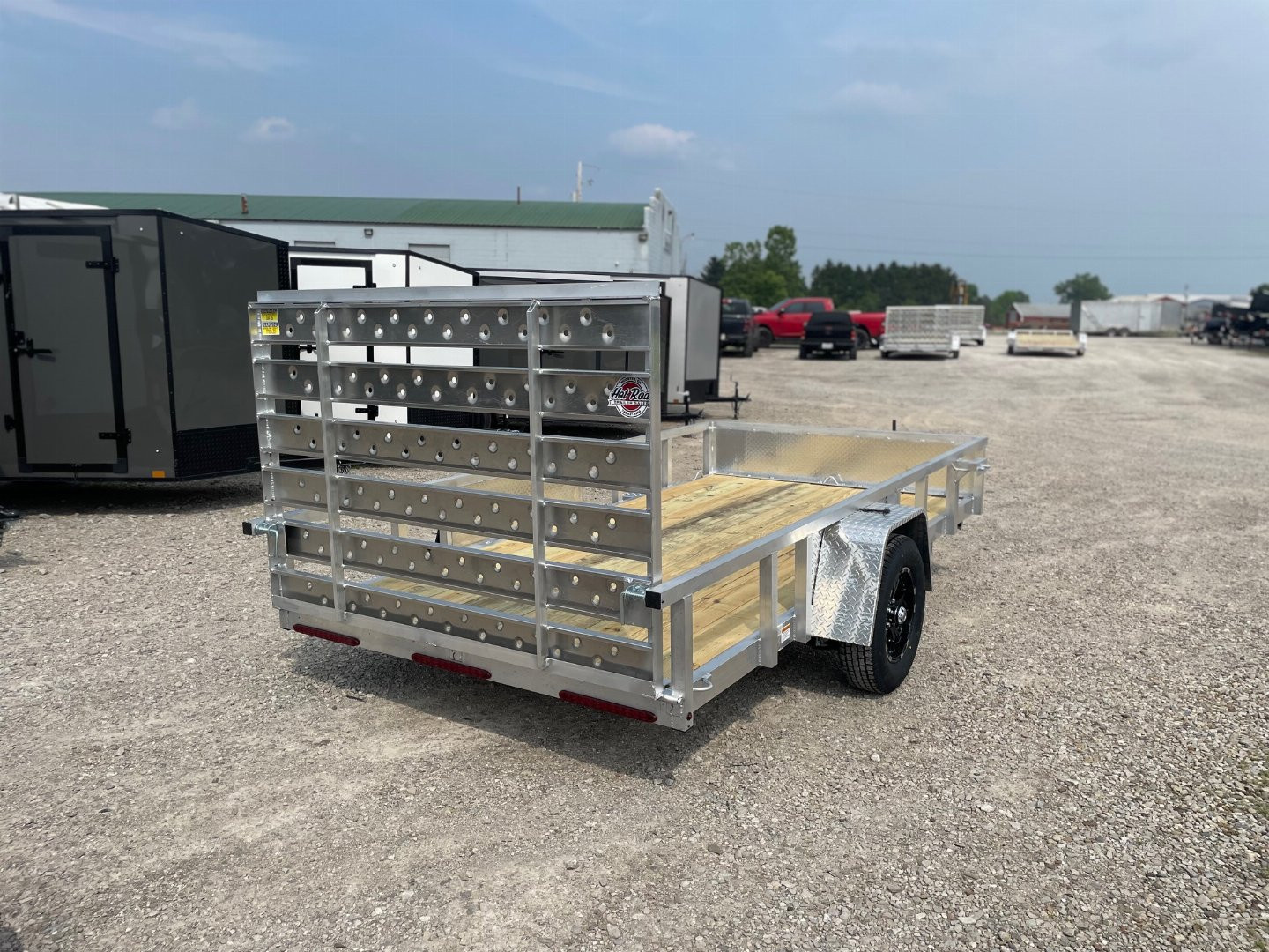 New 2026 QSA 6x12' Aluminum Utility Trailer