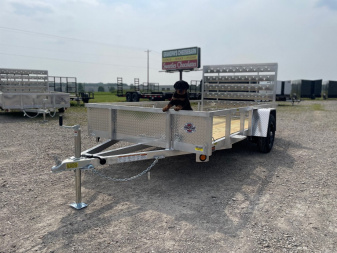 New 2026 Quality Steel and Aluminum 12' Utility Trailer