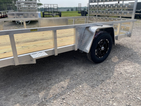 New 2026 QSA 6x12' Aluminum Utility Trailer