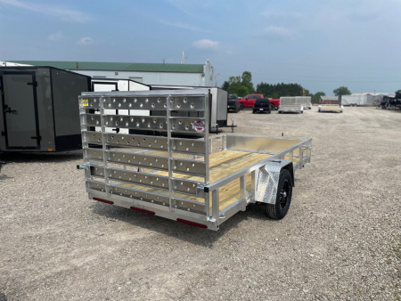 New 2026 QSA 6x12' Aluminum Utility Trailer