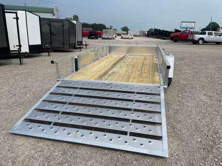 New 2026 QSA 6x12' Aluminum Utility Trailer