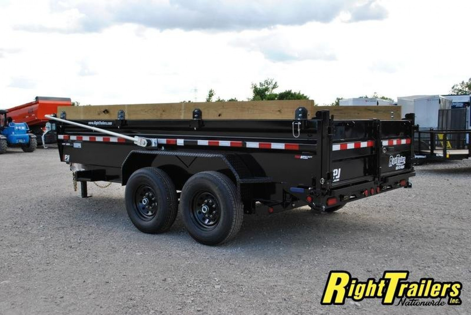 New 2025 7x14 PJ Dump Trailer
