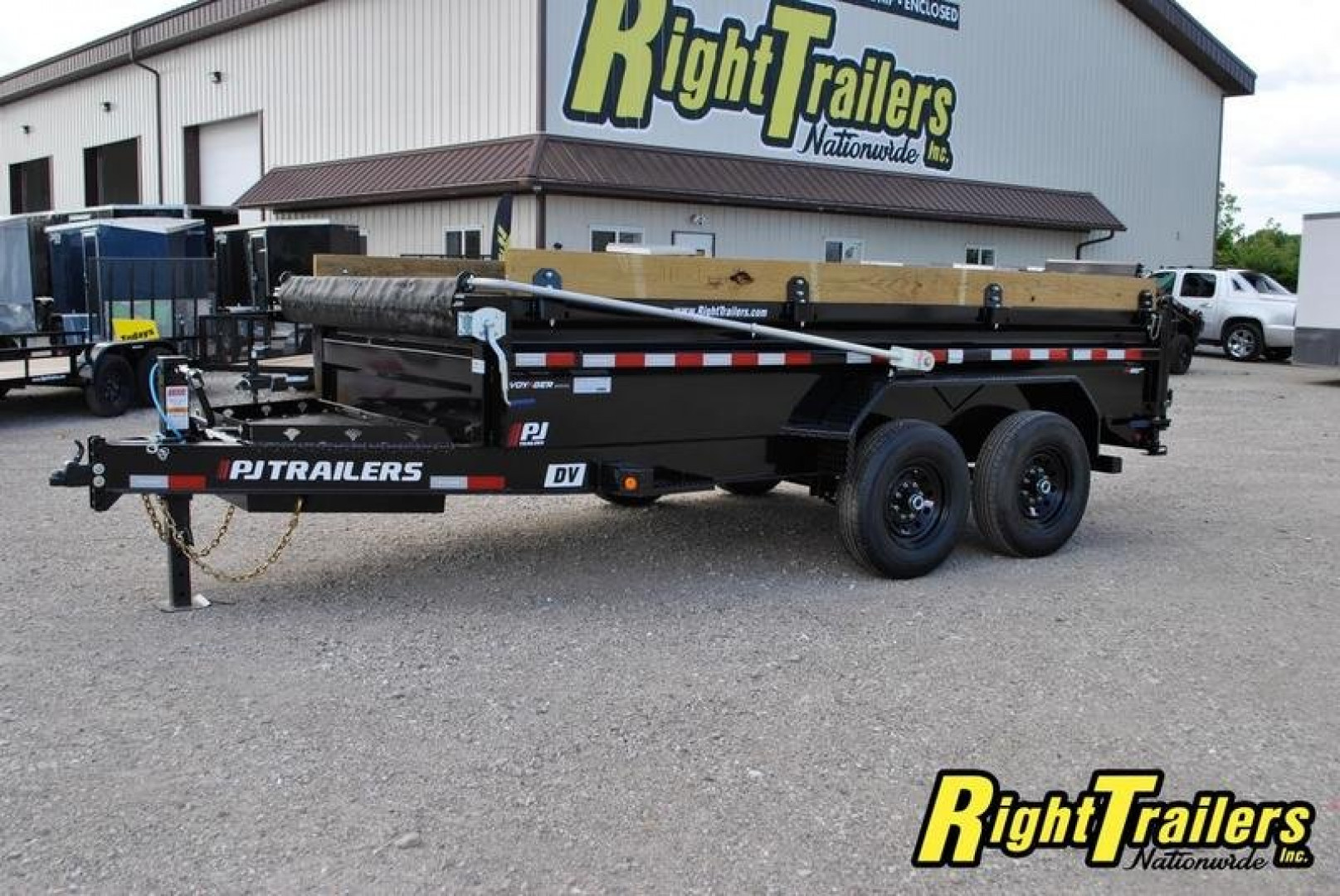 New 2025 7x14 PJ Dump Trailer