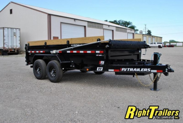 New 2025 7x14 PJ Dump Trailer