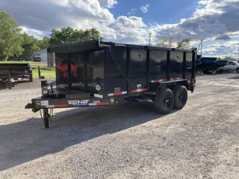 New 2025 Top Hat 7x14' Dump Trailer - 4' Sides