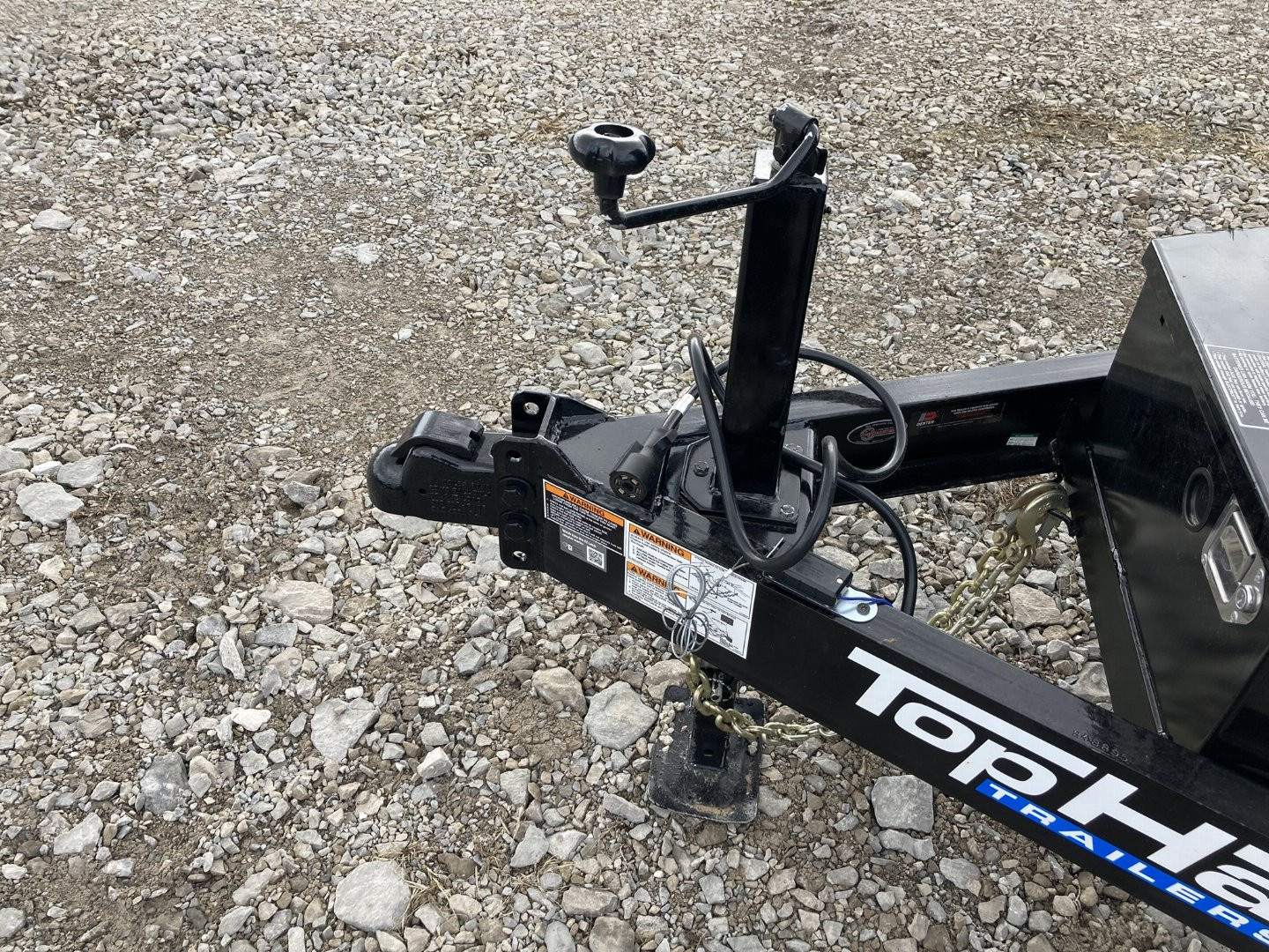 New 2025 Top Hat 77"x12' Dump Trailer